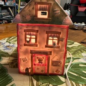 Vintage Cherished Teddies A Christmas Carol Scrooge & Marley’s Office Nightlight